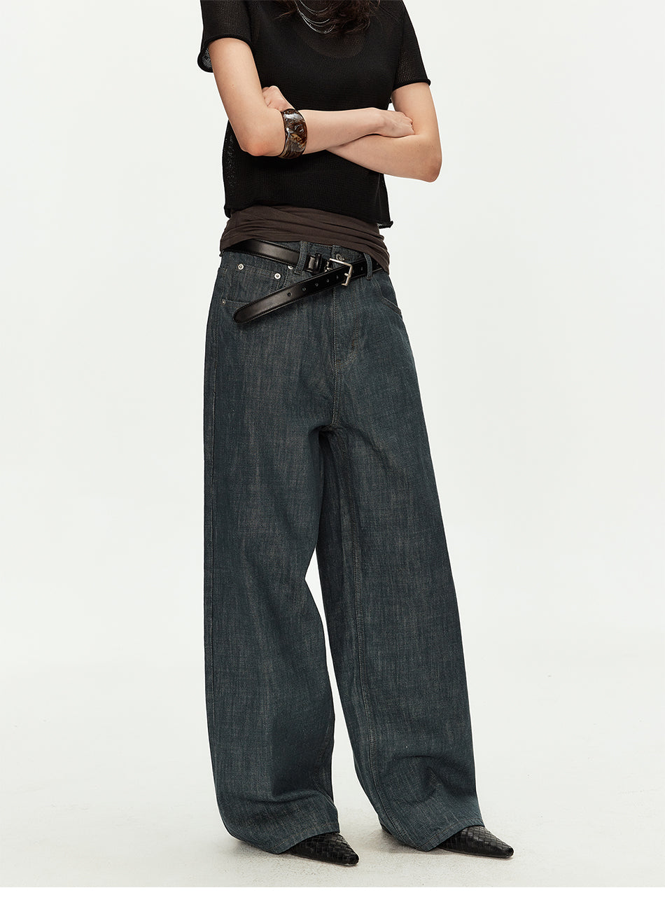MADWITCH LAKE GREEN BAGGY JEANS #MC2608