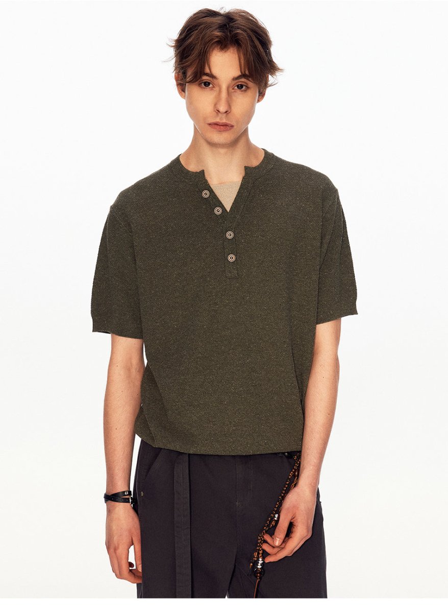 MADWITCH HERITAGE FAUX LAYER KNIT TEE 68635 - MadWitch Store