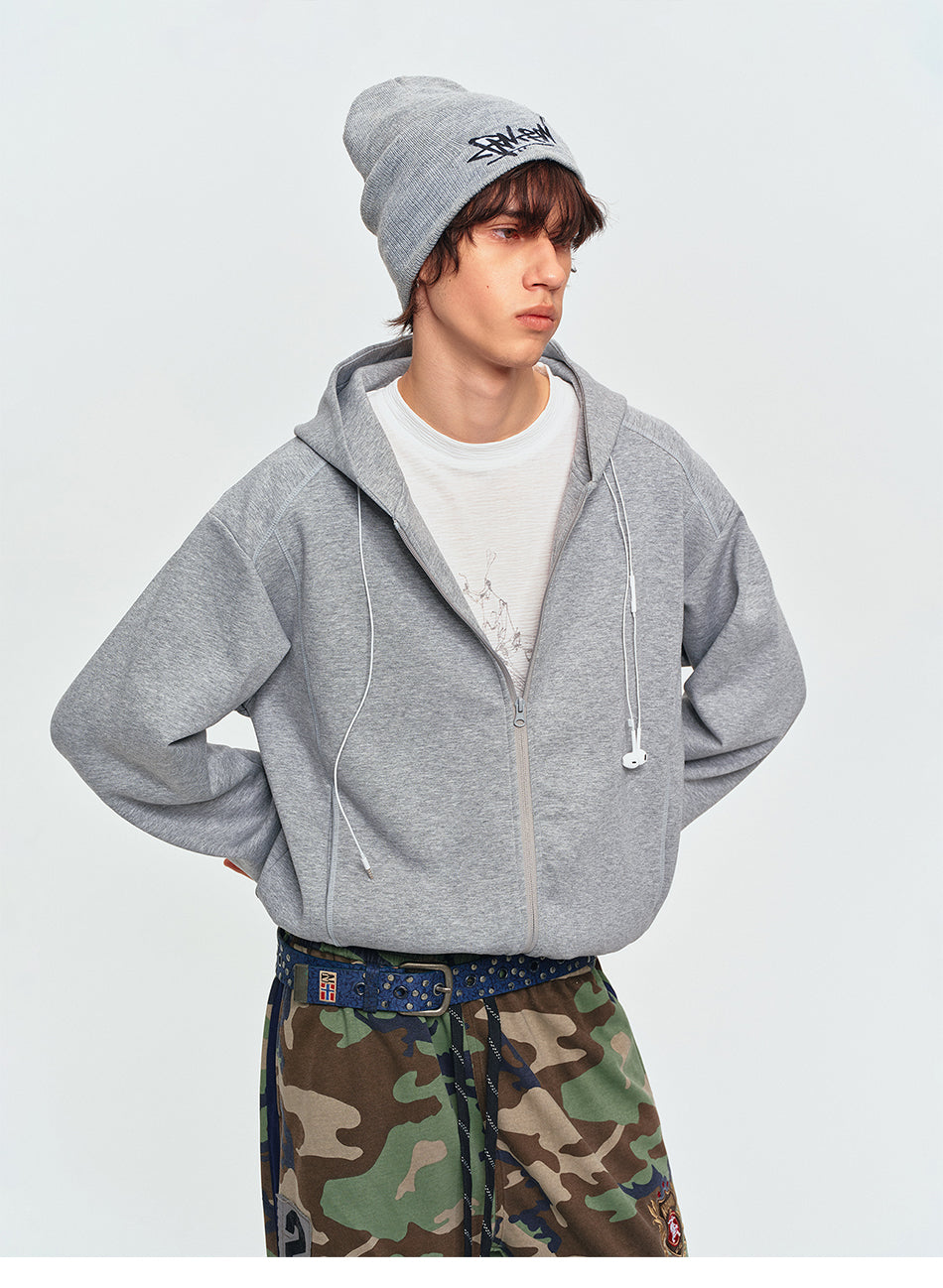 MADWITCH LYOCELL CROPPED ZIP HOODIE #2605WY7057