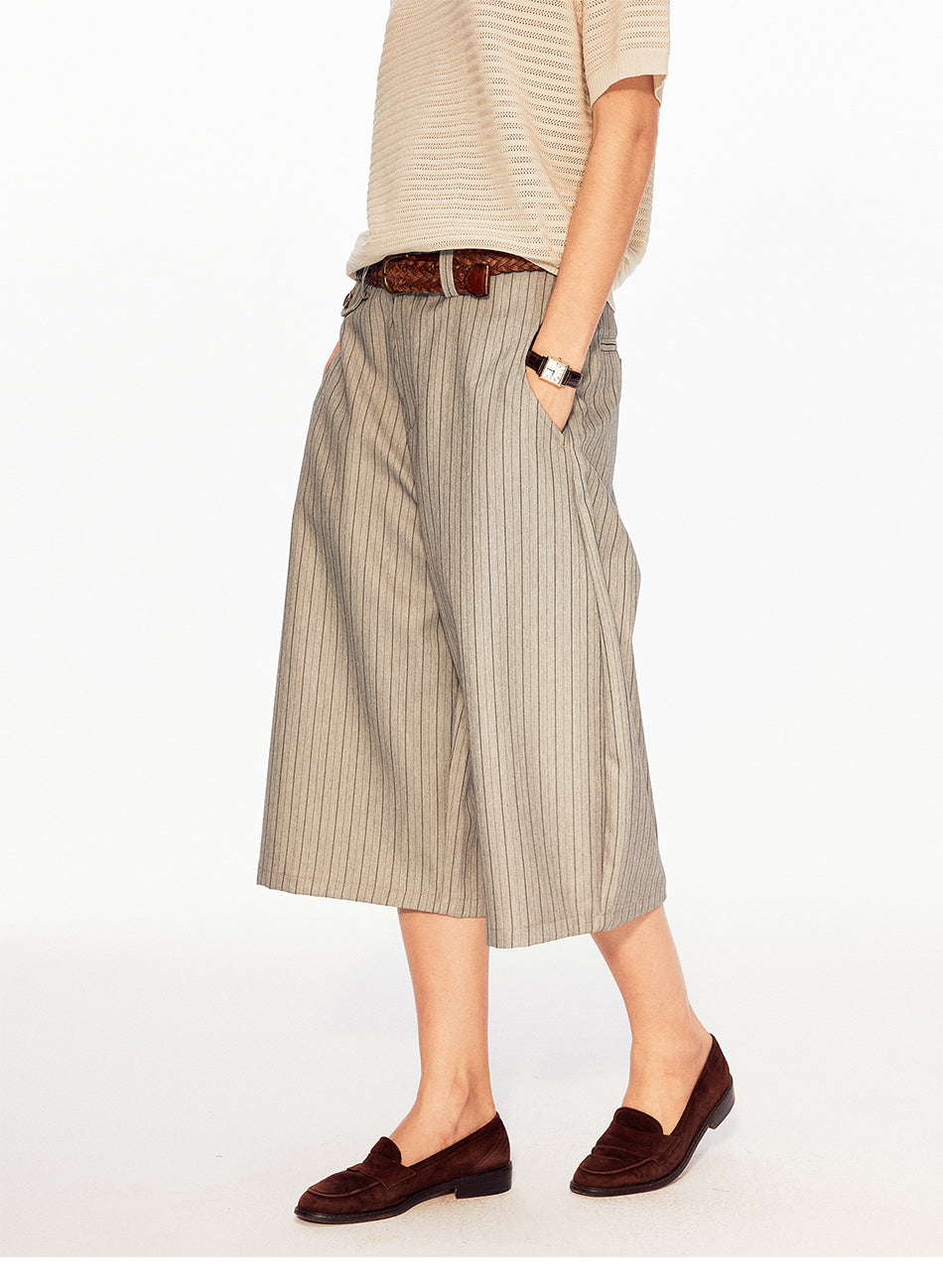 MADWITCH STRIPED WIDE CULOTTES #CK271D