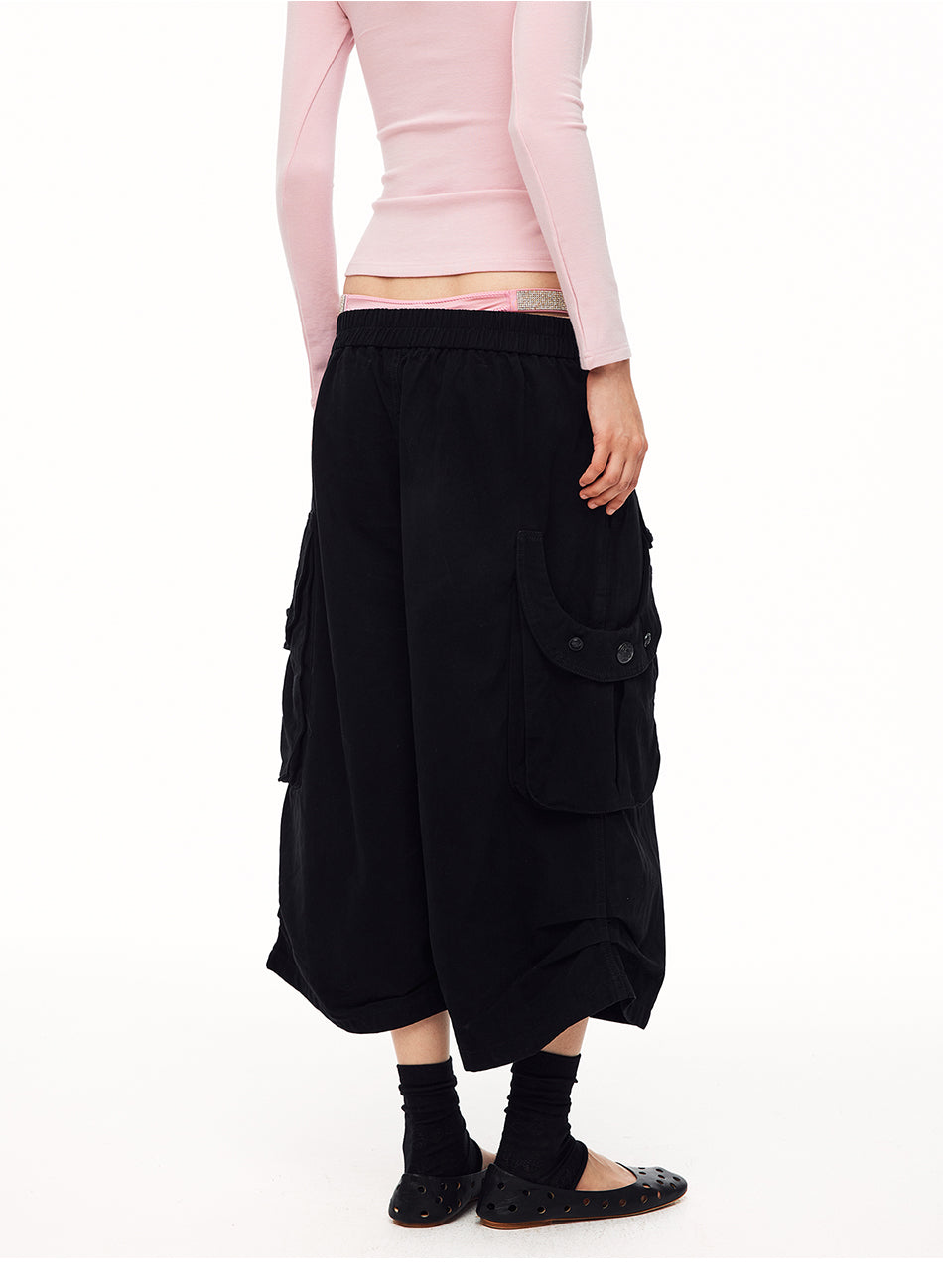 MADWITCH FOLD-OVER MULTI-BUTTON CARGO CAPRIS #H6773