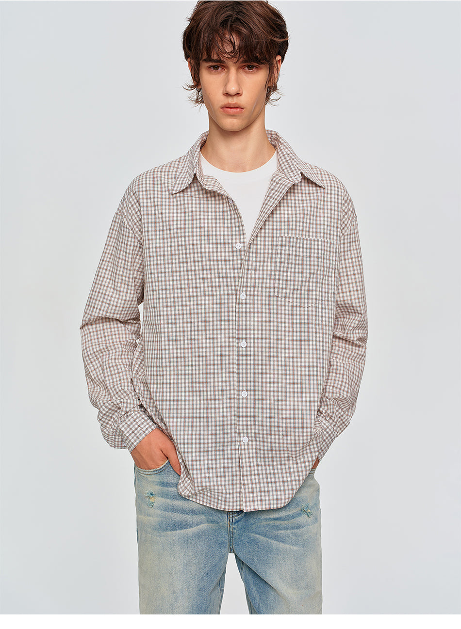 MADWITCH CLASSIC PLAID OVERSIZED SHIRT #AW26916