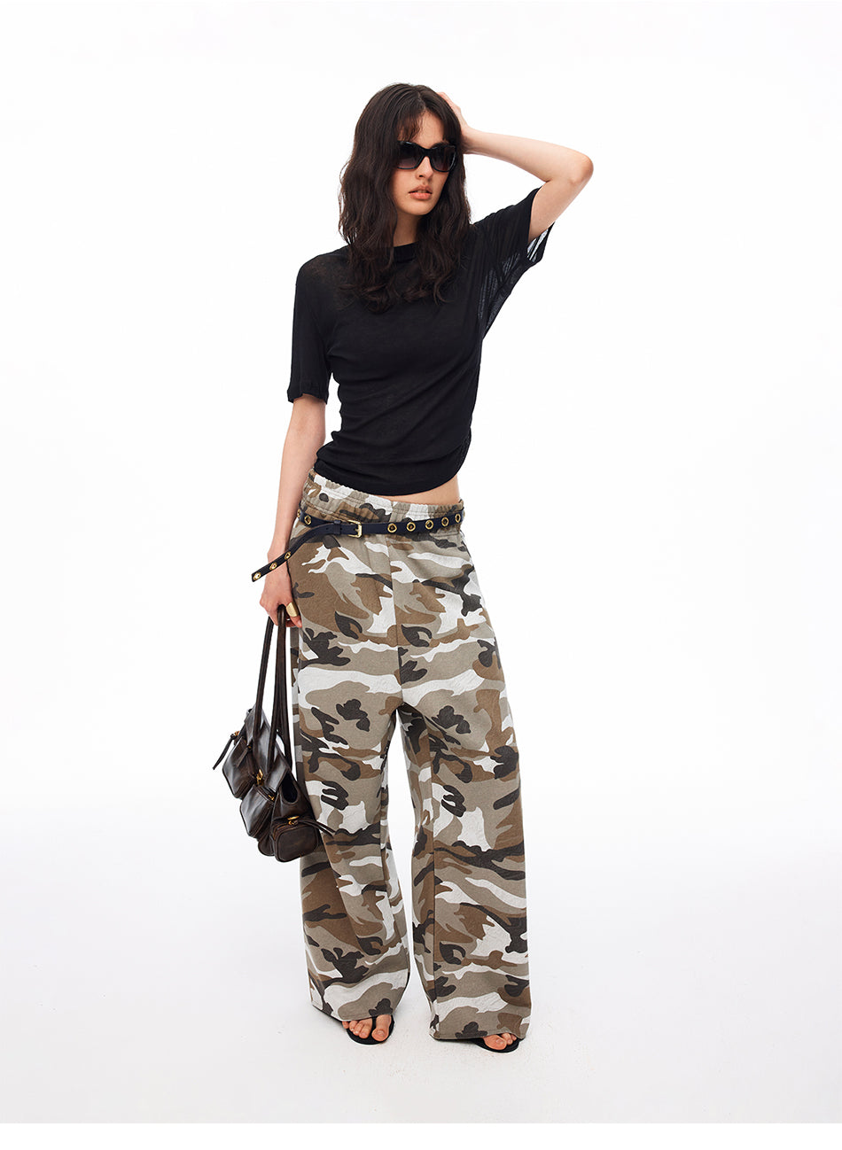 MADWITCH SHEER SHORT SLIM FIT CREWNECK TEE #GPTC150N