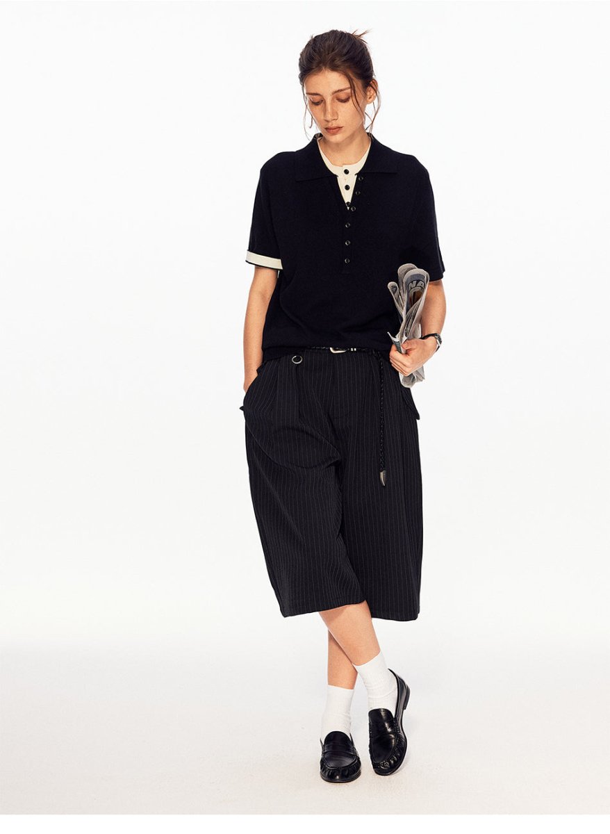 MADWITCH PLEATED WIDE CULOTTES CK270D - MadWitch Store