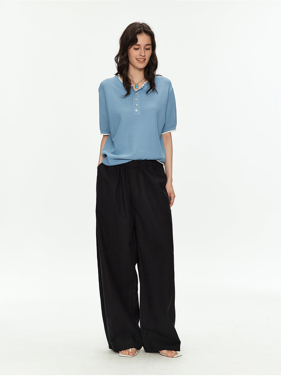 MADWITCH TENCEL DRAWSTRING PANTS #CK61037