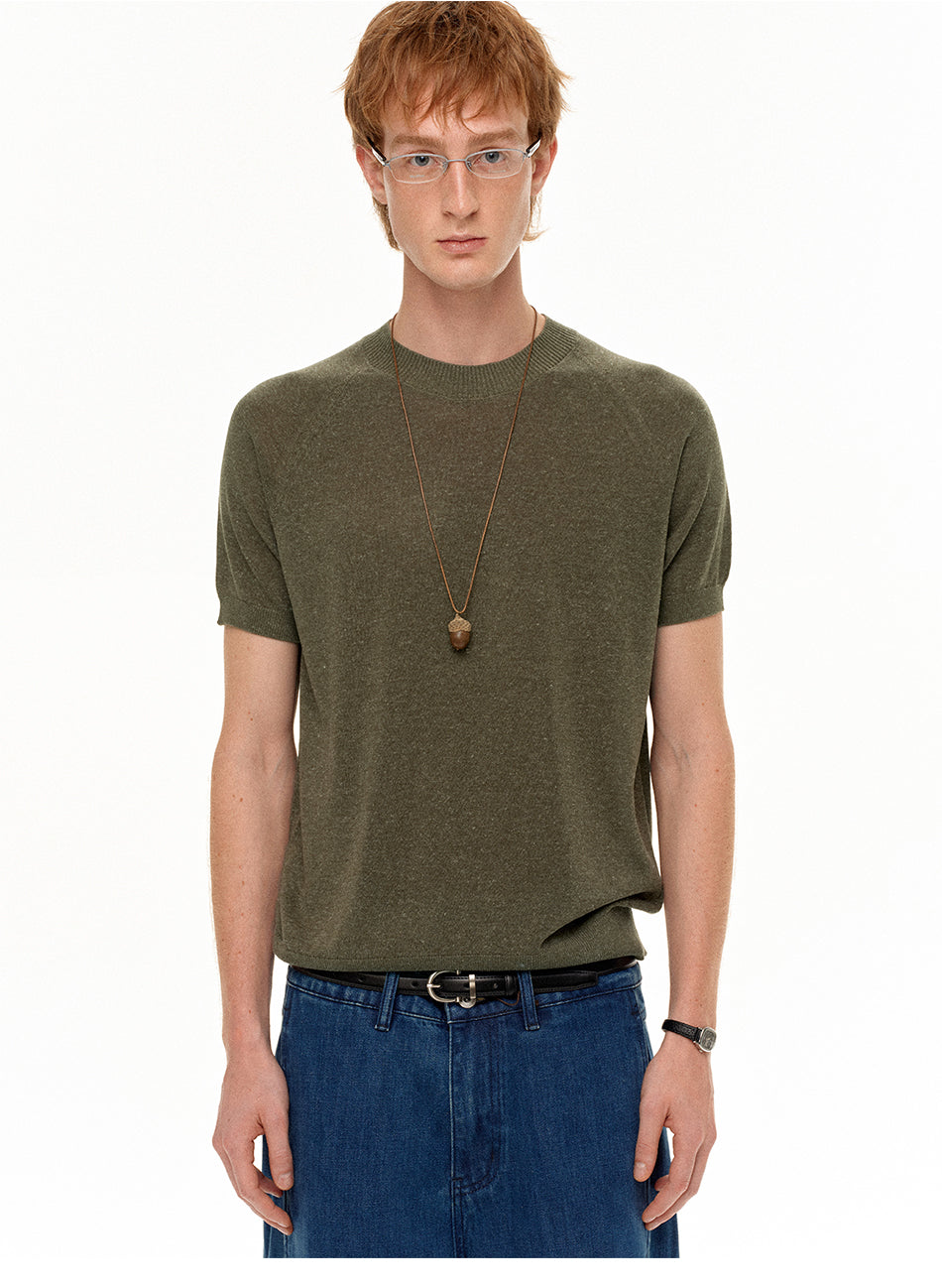 MADWITCH HERITAGE LINEN KNIT TEE #86119