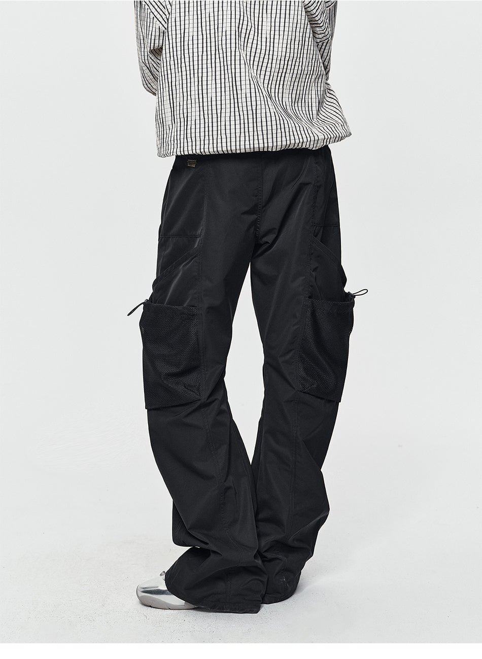 MADWITCH DECONSTRUCTED CURVED CARGO PANTS #CK61077