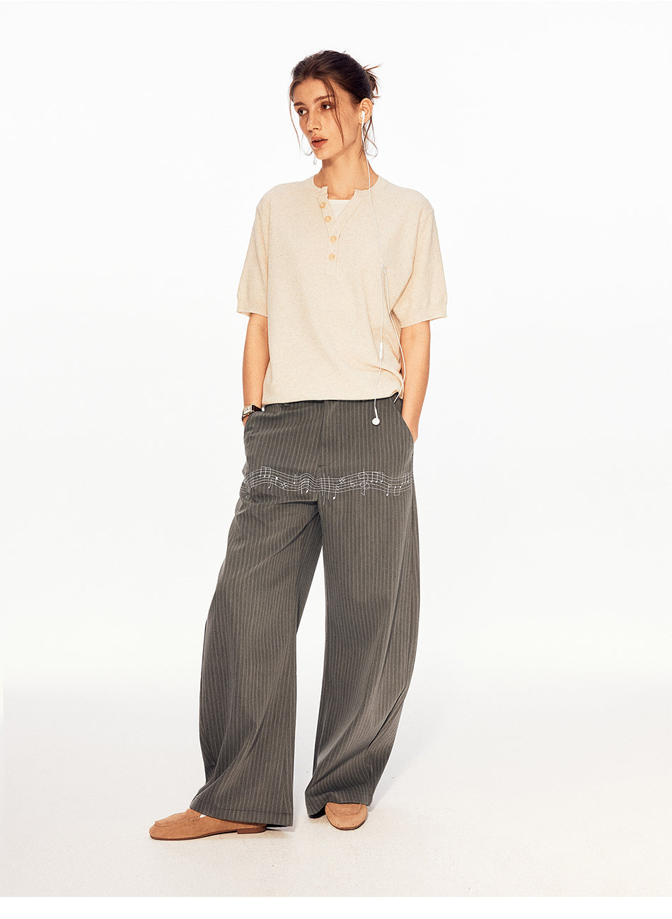MADWITCH MUSICAL NOTE TROUSERS #CK61001
