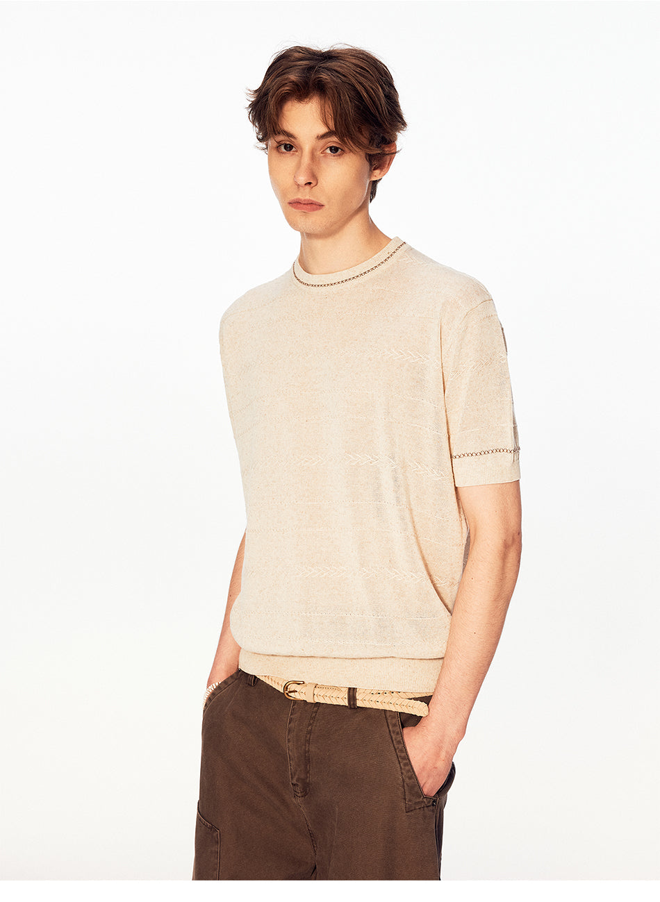 MADWITCH HERITAGE LINEN BLEND TEE #27495