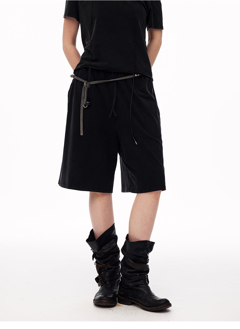 MADWITCH ASYMMETRIC OFF-SHOULDER SHIRT & CAPRI SET #C2026361 & C2026360
