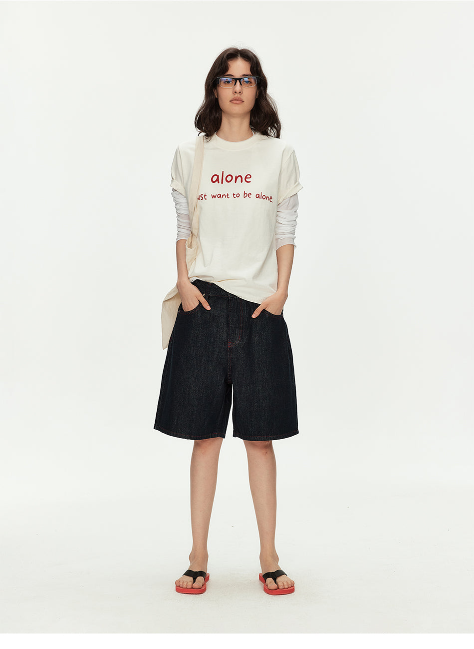 MADWITCH RAW DENIM CROP JEANS #G2071