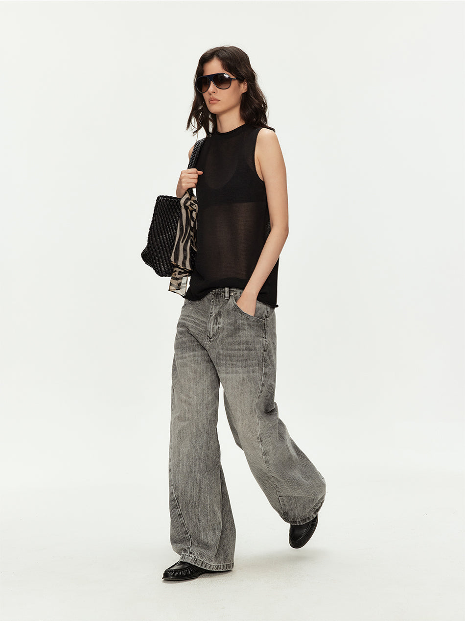 MADWITCH BAMBOO PARIS BUCKLE JEANS #MC2607