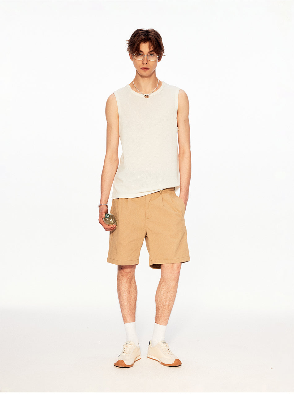 MADWITCH TEXTURED SLEEVELESS TOP #UTU067