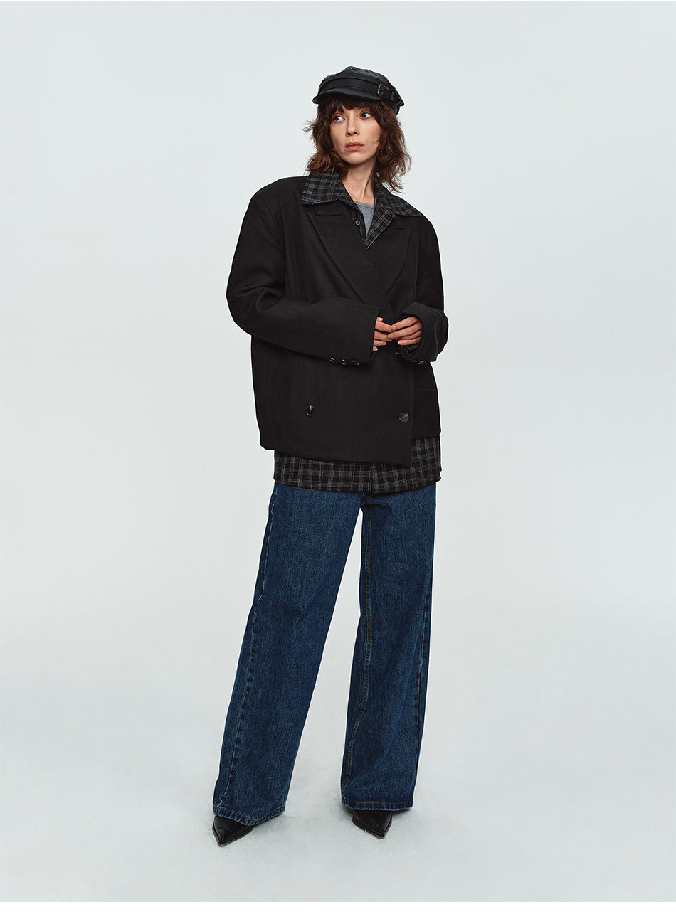 MADWITCH CLASSIC WASHED RELAXED WIDE-LEG JEANS #G60075