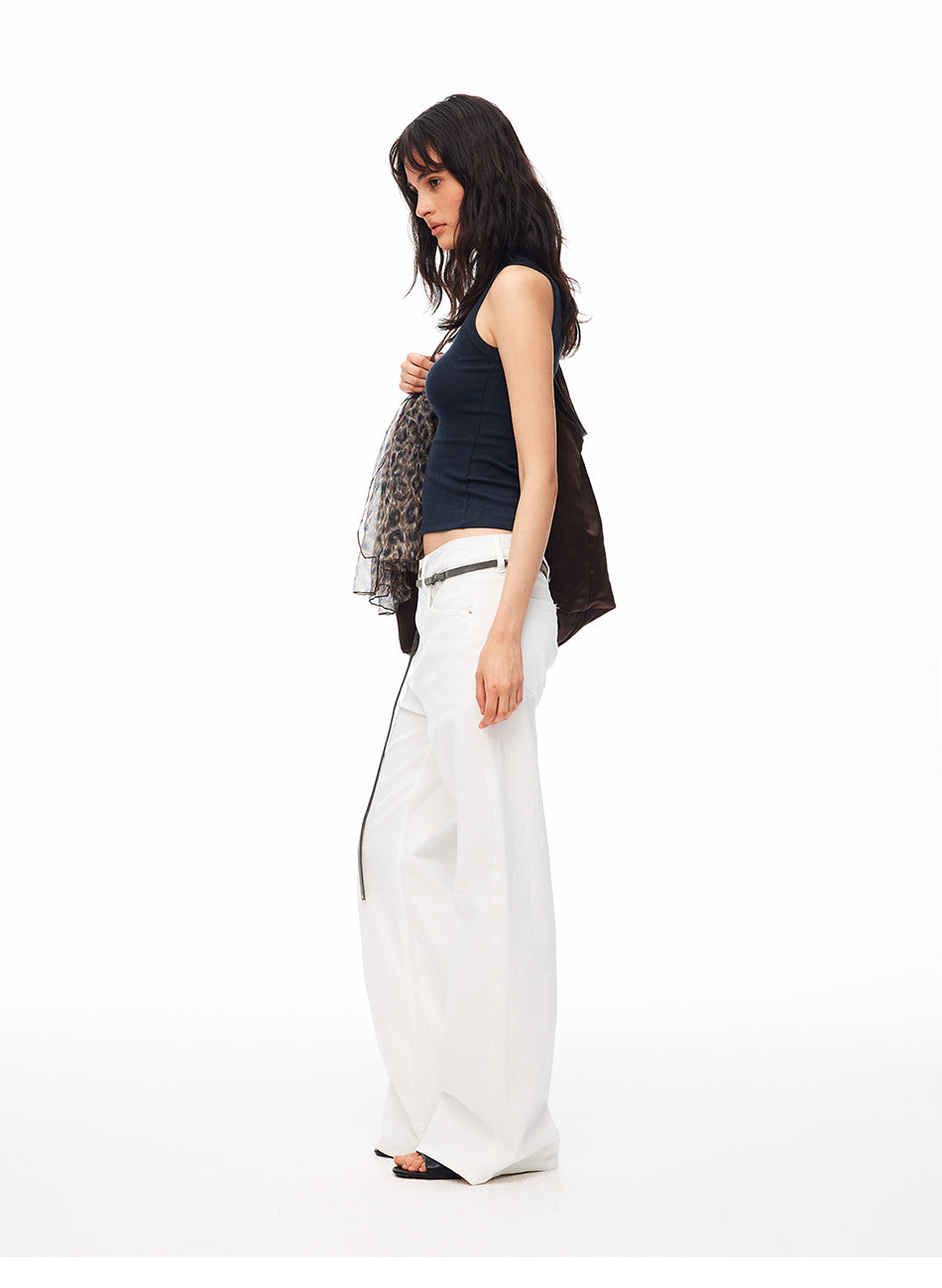 MADWITCH VINTAGE LOW-RISE FLARE JEANS #CN9833