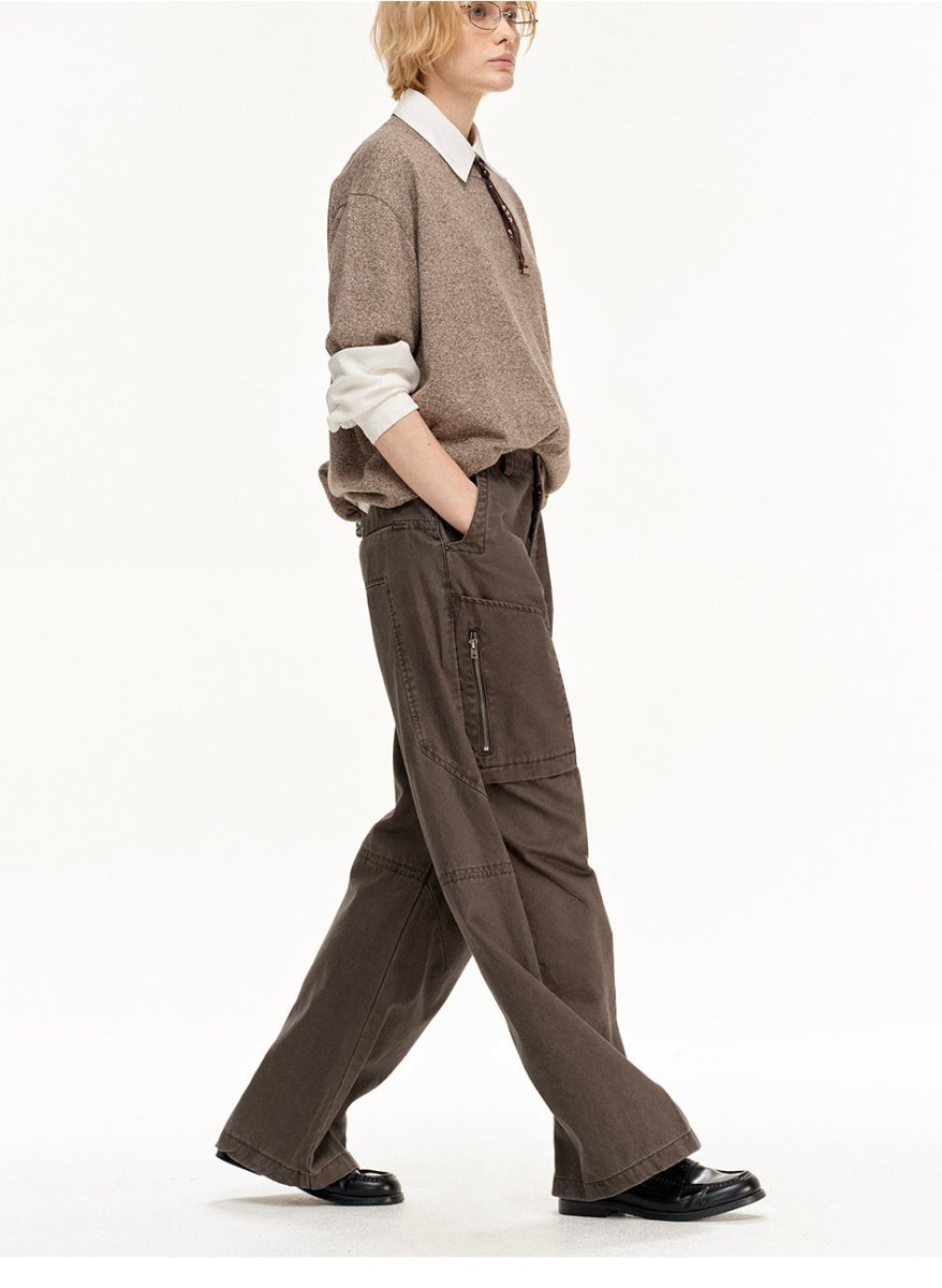 MADWITCH ZIPPER MULTI - POCKET WORK PANTS CK6979 - MadWitch Store