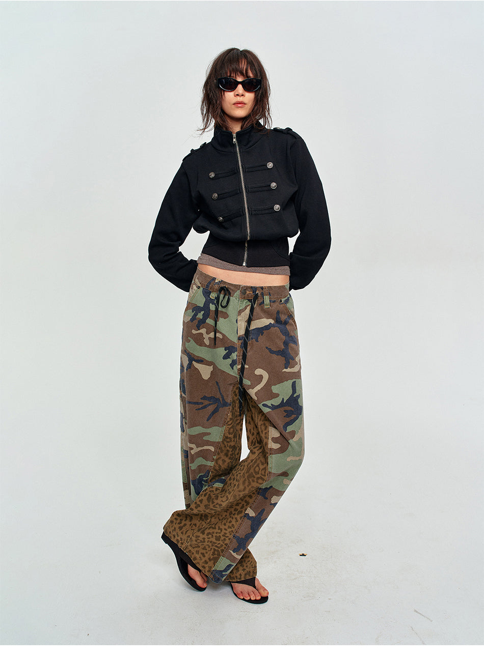 MADWITCH MILITARY NAPOLEON ZIP CARDIGAN #L2026550