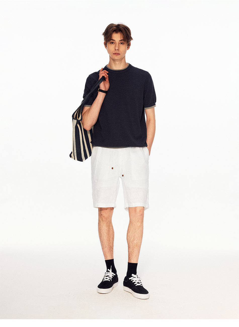 MADWITCH HERITAGE FAUX LAYER KNIT TEE #UTU073