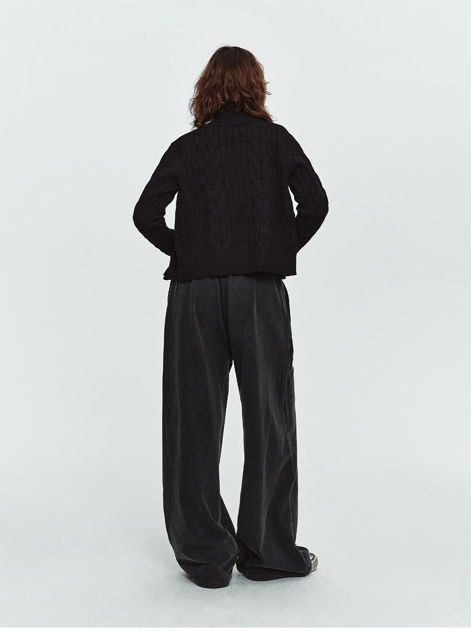 MADWITCH NAPOLEON-BUTTON WASHED RELAXED SWEATPANTS #L2026701