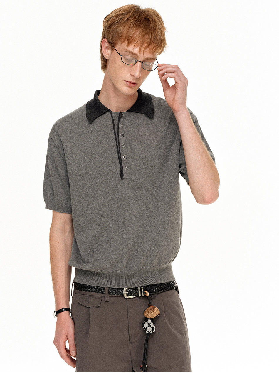 MADWITCH PREMIUM POLO KNIT TEE #991338