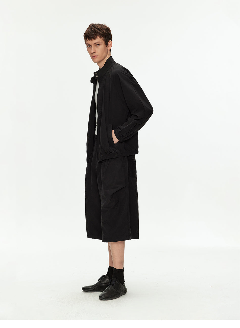 MADWITCH STAND COLLAR RAGLAN JACKET #C2642C26