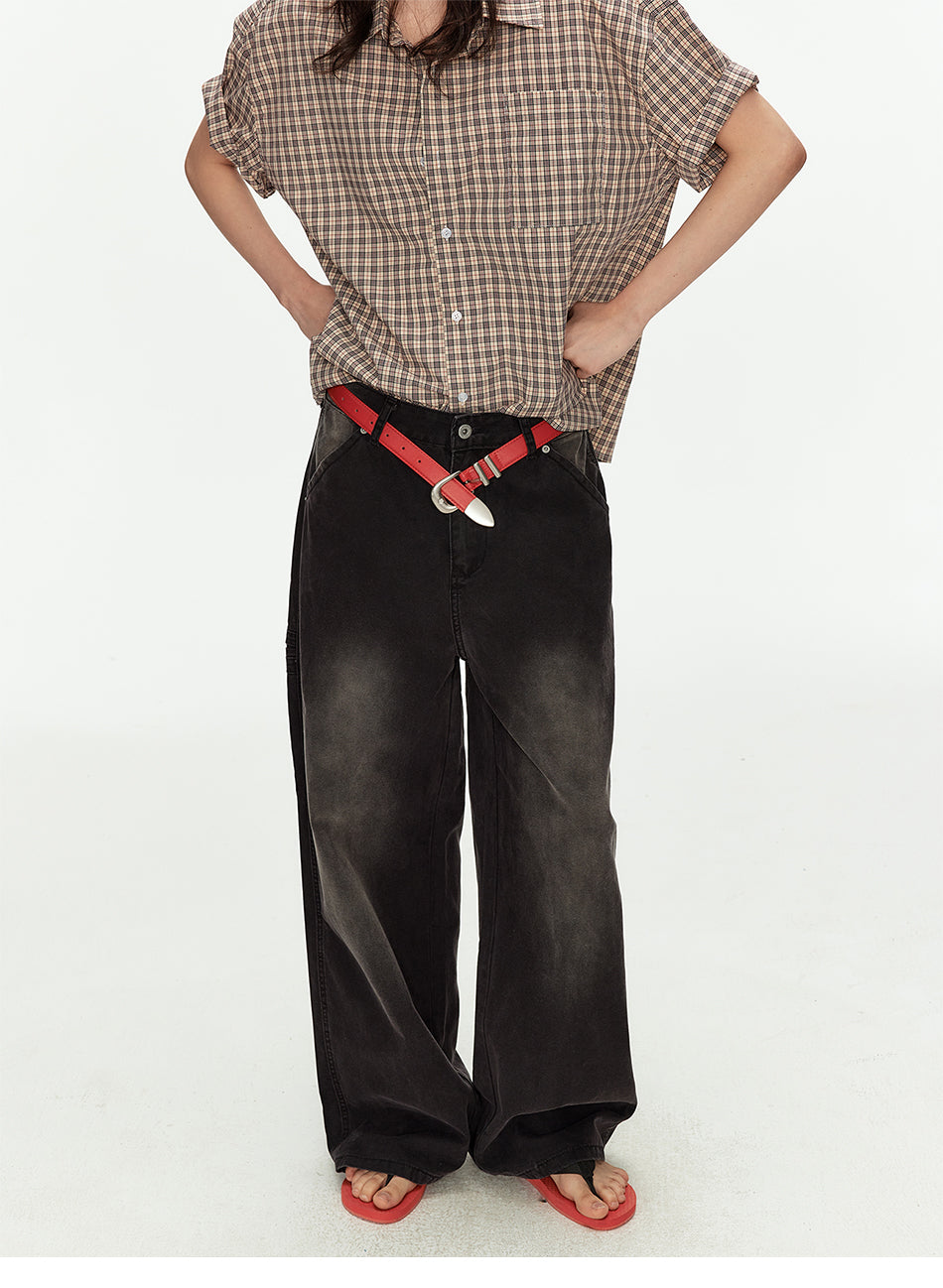 MADWITCH VINTAGE WIDE LEG JEANS #CK3629