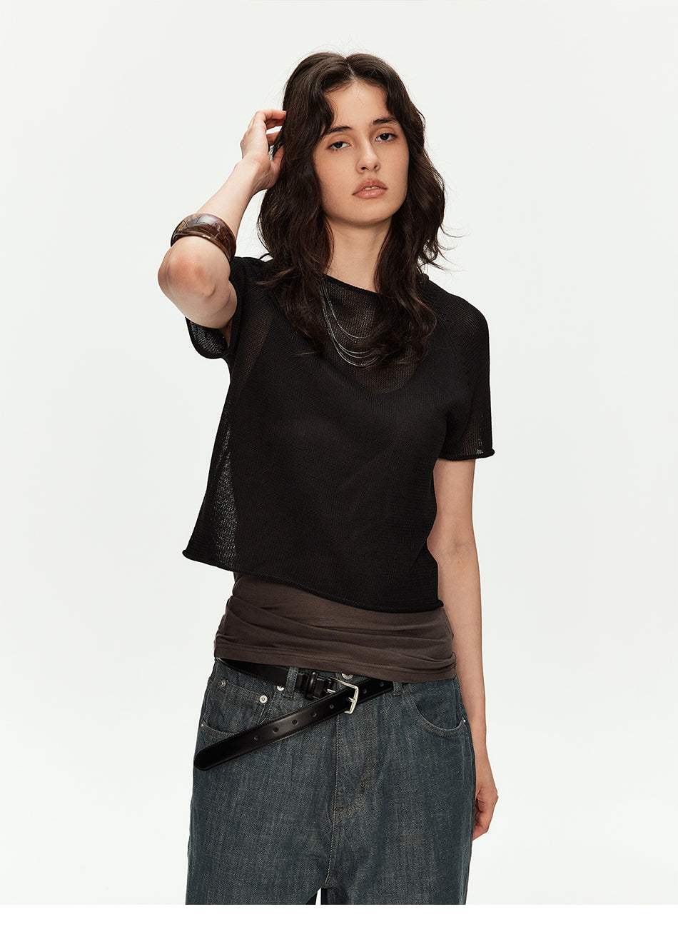 MADWITCH MESH RAGLAN SHORT TEE #MYC016