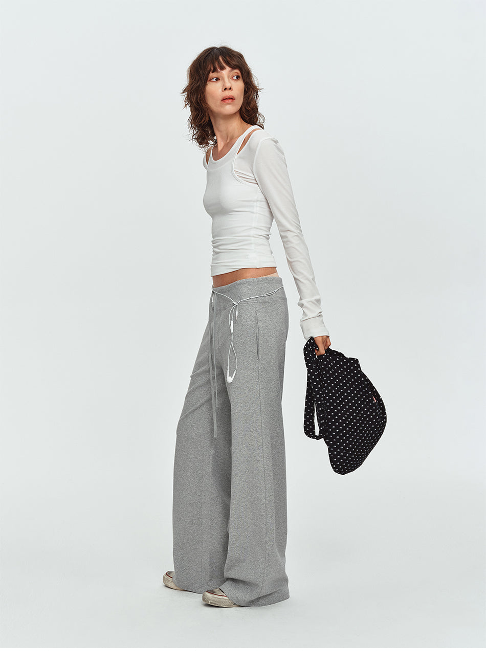 MADWITCH OFF-SHOULDER TWO-PIECE CROPPED LYOCELL TOP #C2026366