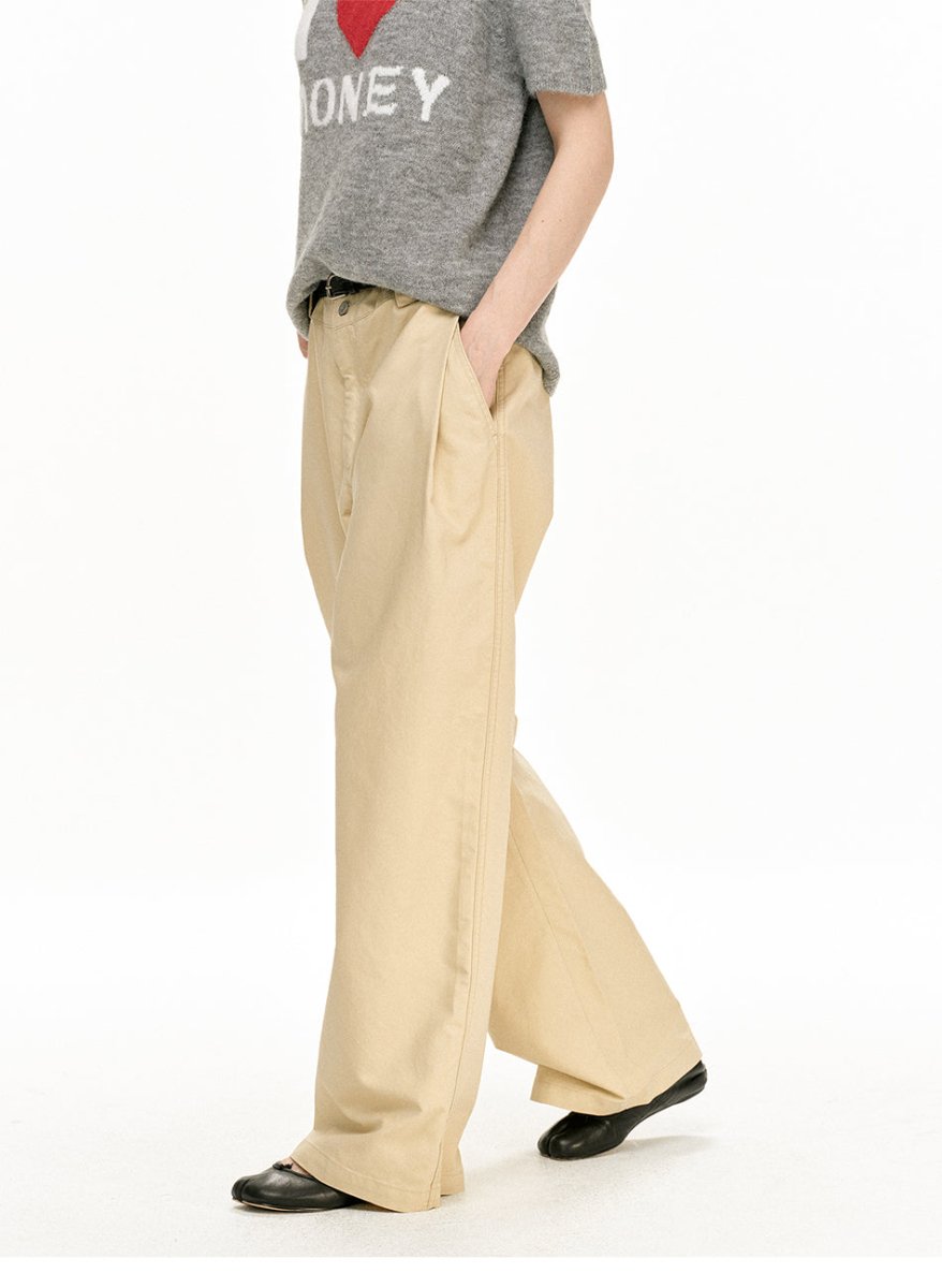 MADWITCH VINTAGE RELAXED WIDE TROUSERS GPC6982 - MadWitch Store