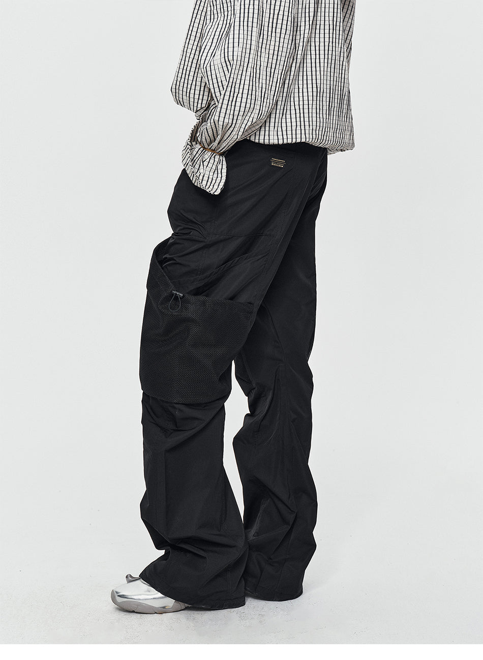 MADWITCH DECONSTRUCTED CURVED CARGO PANTS #CK61077