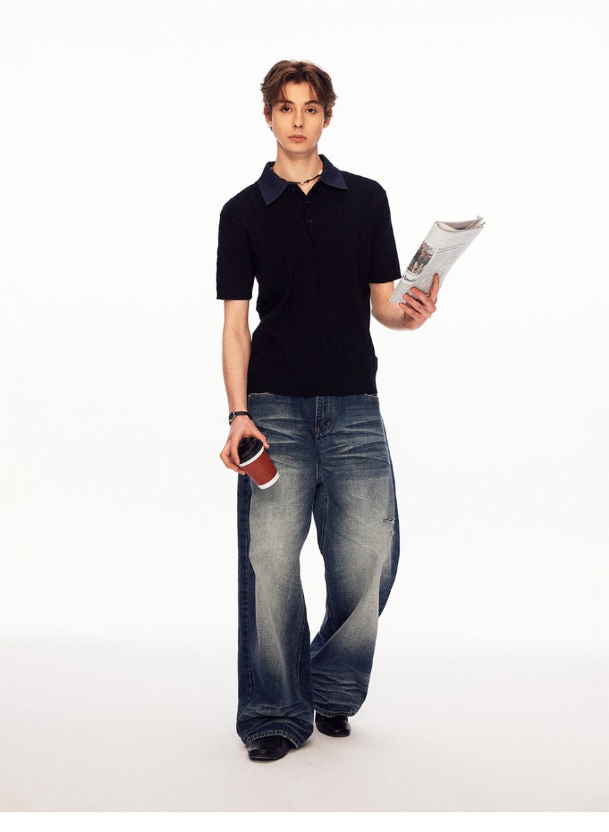 MADWITCH HERITAGE RIBBED POLO TEE WP5 - MadWitch Store