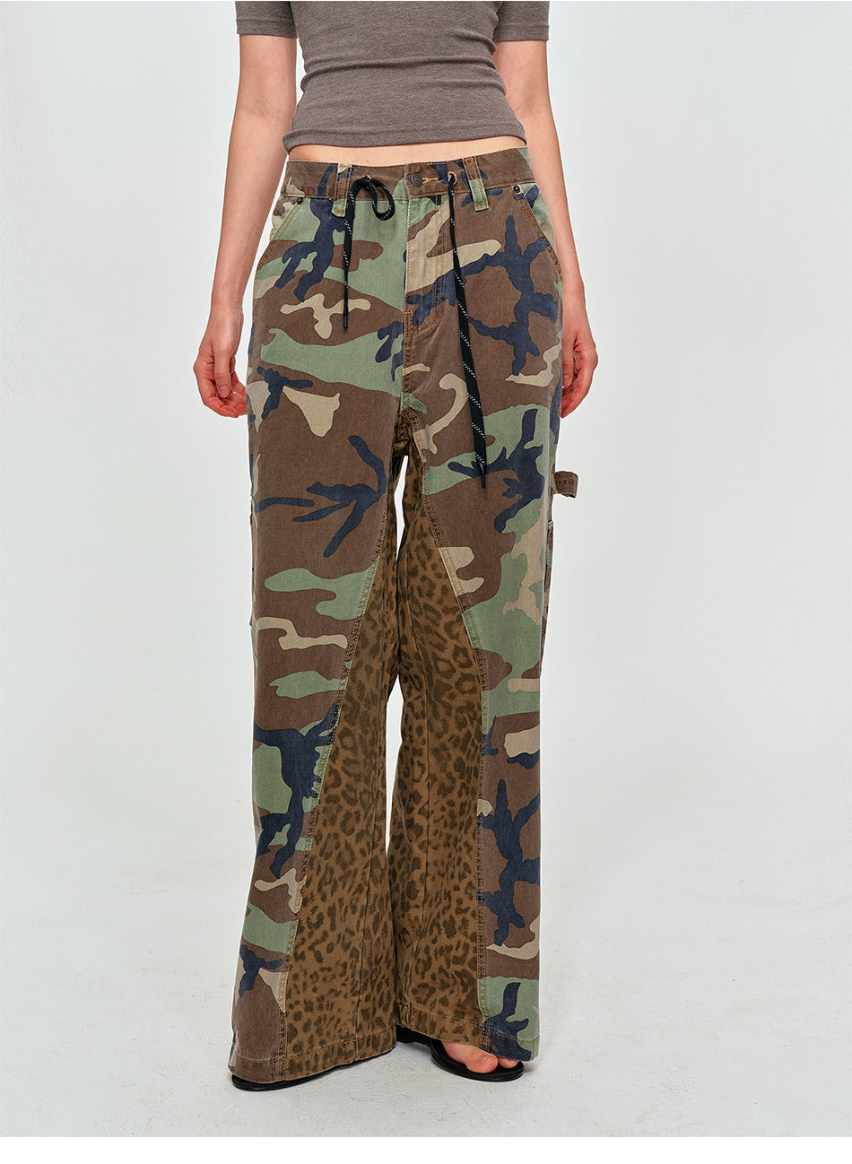 MADWITCH CAMO LEOPARD CARGO PANTS #CK3656