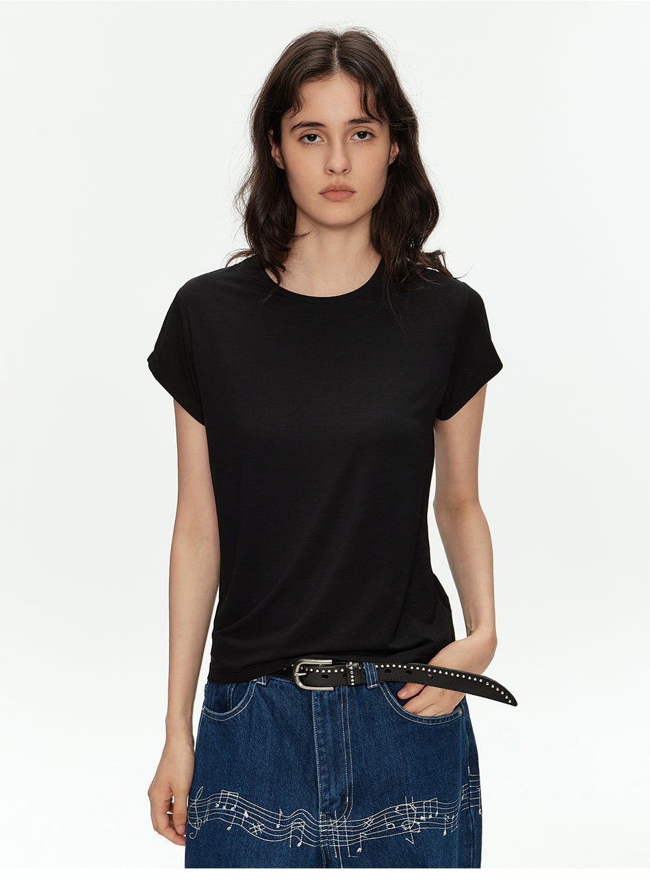 MADWITCH TENCEL COOL SHORT TEE #TC122N