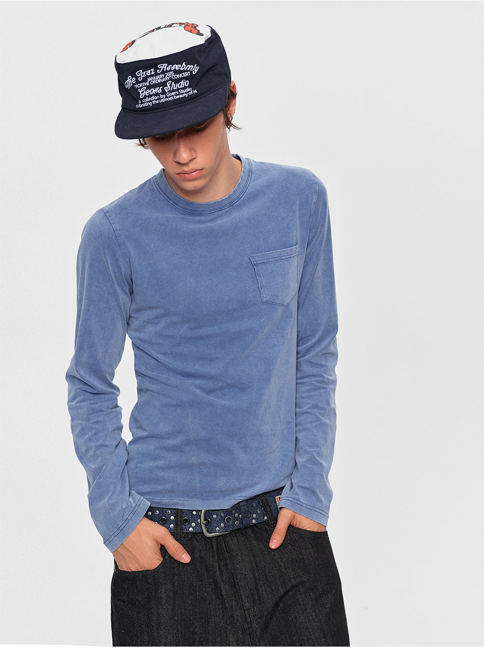 MADWITCH VINTAGE WASHED POCKET TEE #L2026700