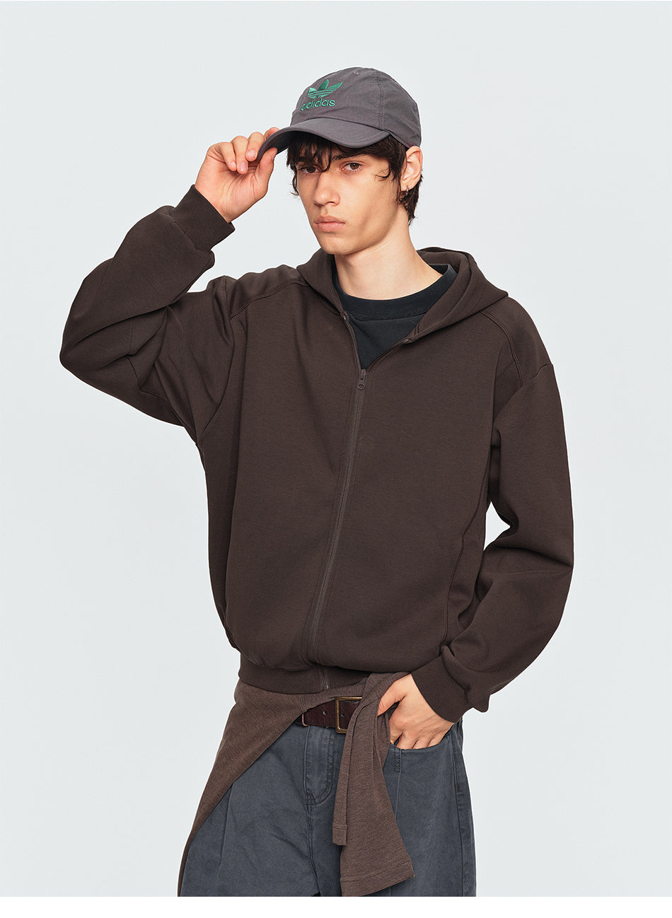 MADWITCH LYOCELL CROPPED ZIP HOODIE #2605WY7057