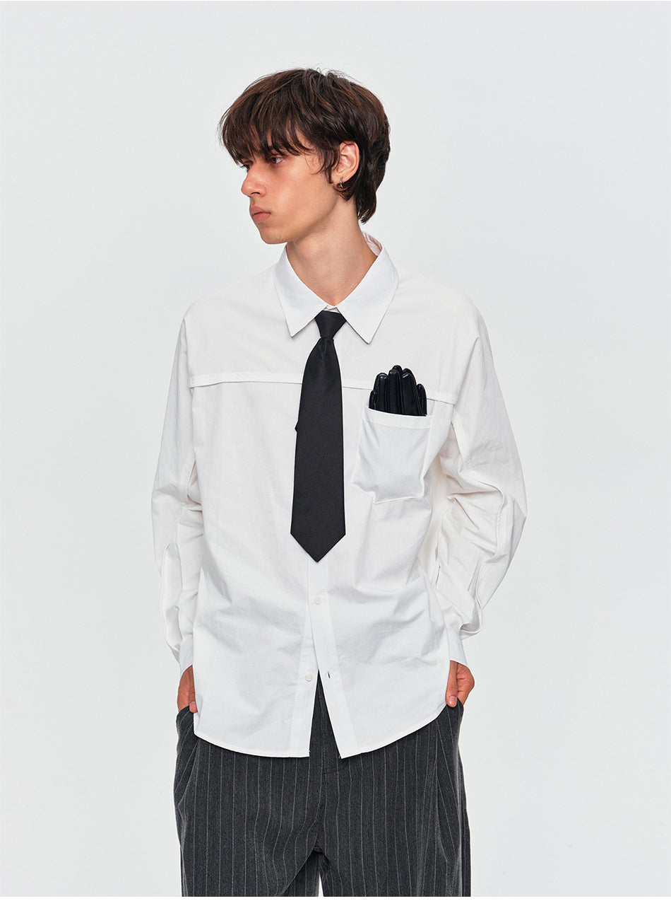 MADWITCH DECONSTRUCTED LOOSE SHIRT #RC151
