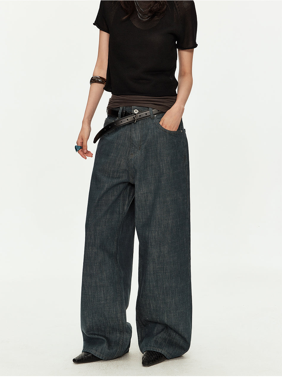 MADWITCH LAKE GREEN BAGGY JEANS #MC2608