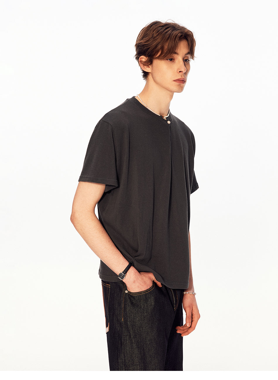 MADWITCH SINGLE BUTTON RELAXED TEE #UTU053