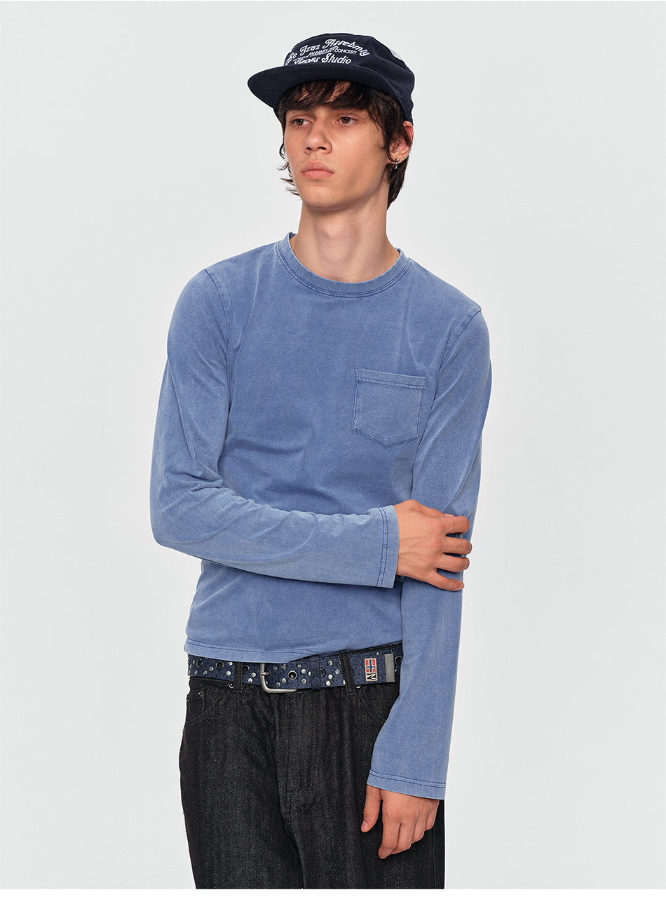 MADWITCH VINTAGE WASHED POCKET TEE #L2026700