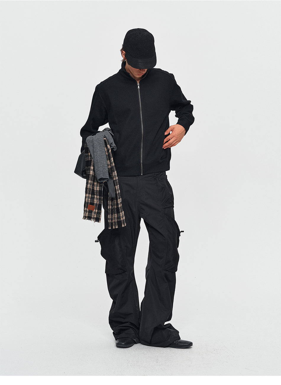 MADWITCH DECONSTRUCTED CURVED CARGO PANTS #CK61077