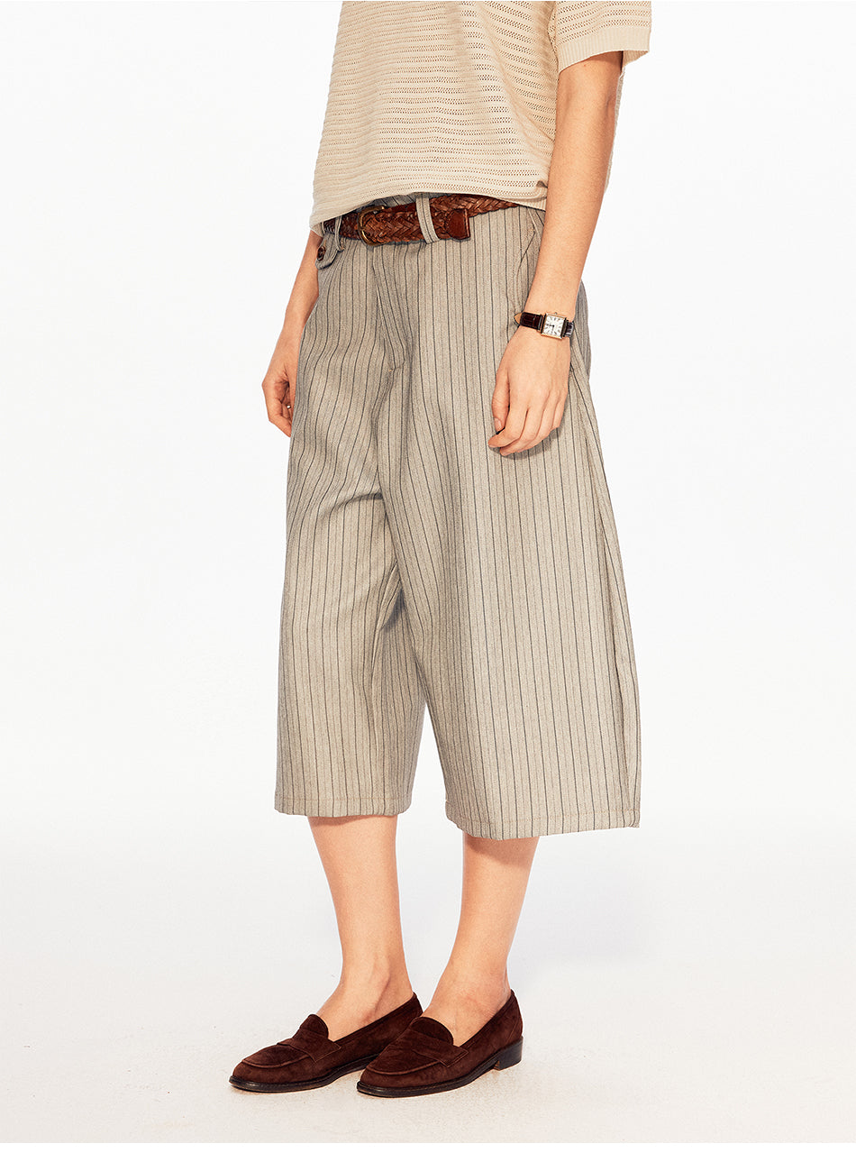 MADWITCH STRIPED WIDE CULOTTES #CK271D