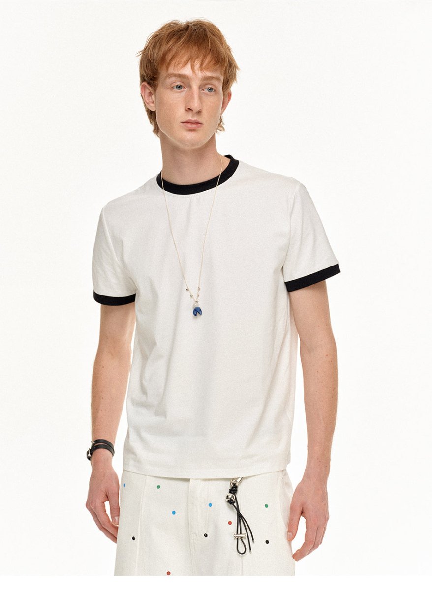 MADWITCH VINTAGE PIPING RELAXED TEE RT64 - MadWitch Store