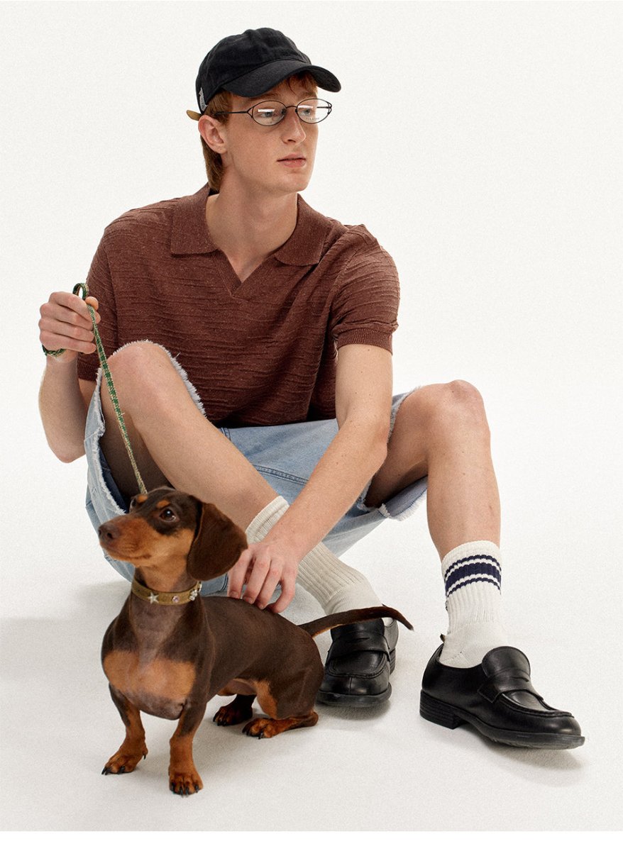 MADWITCH HERITAGE POLO TEXTURED TEE 86123 - MadWitch Store