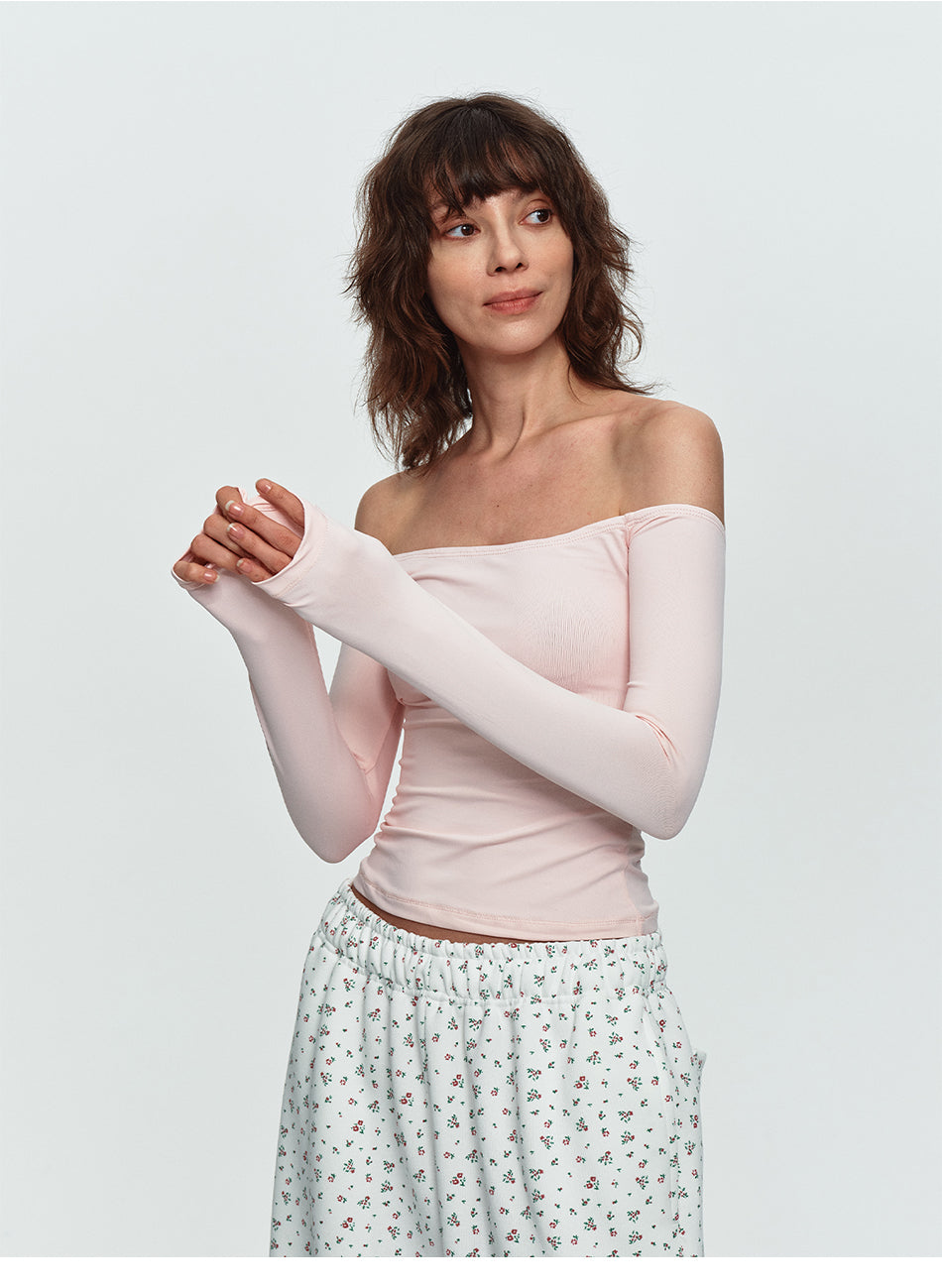 MADWITCH ONE-SHOULDER LYOCELL LONG-SLEEVE TOP #2026111