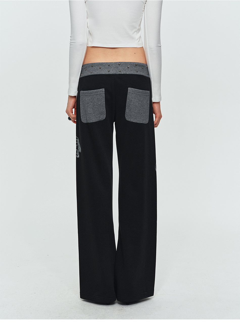 MADWITCH THORN ANGEL STUDDED SWEATPANTS #L2026543