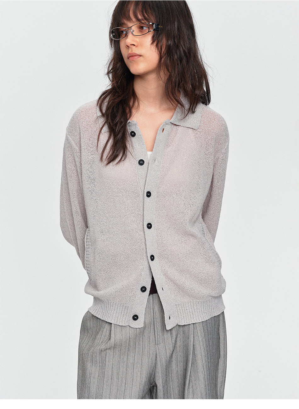 MADWITCH CROPPED SLOUCHY-HOOD KNIT SWEATER #RM32