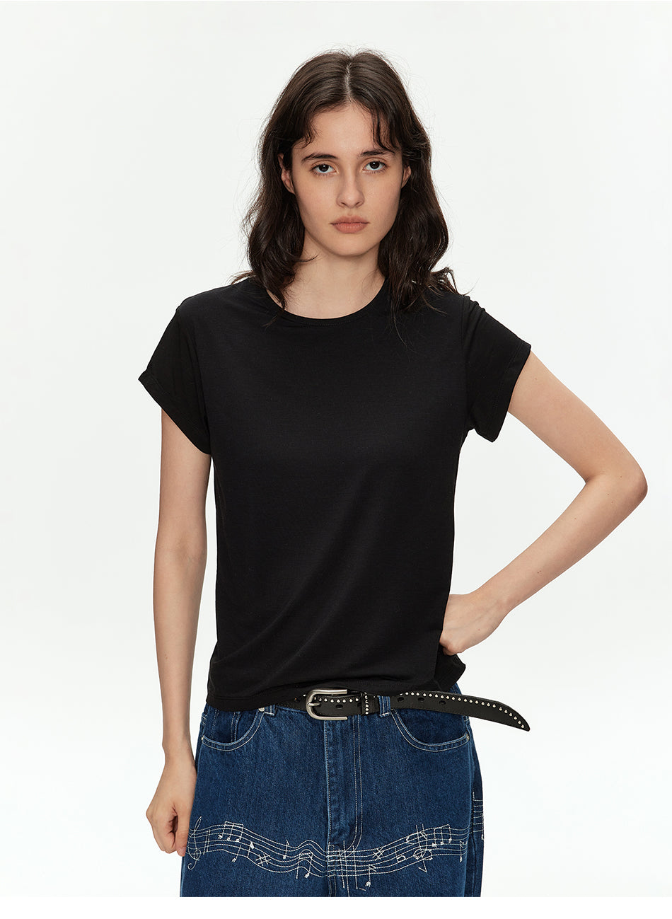 MADWITCH TENCEL COOL SHORT TEE #TC122N