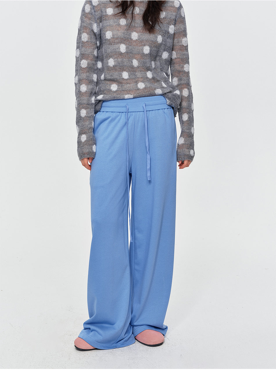 MADWITCH SOLID WIDE-LEG SWEATPANTS #CK61100