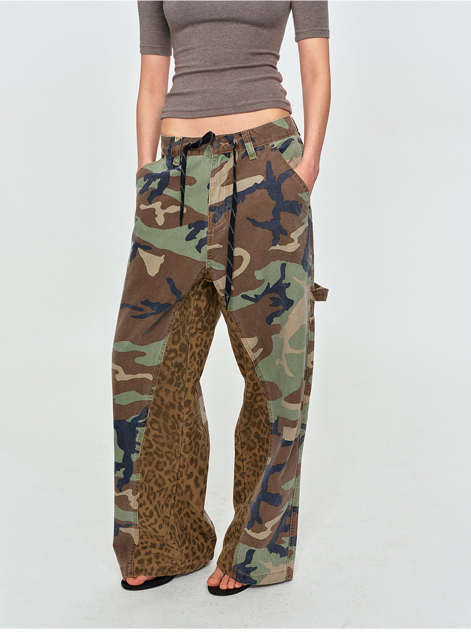 MADWITCH CAMO LEOPARD CARGO PANTS #CK3656