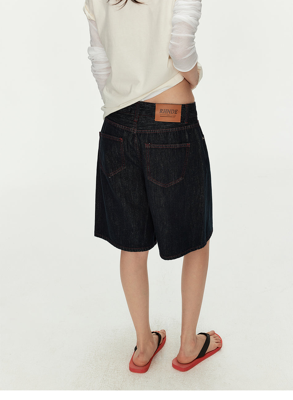 MADWITCH RAW DENIM CROP JEANS #G2071